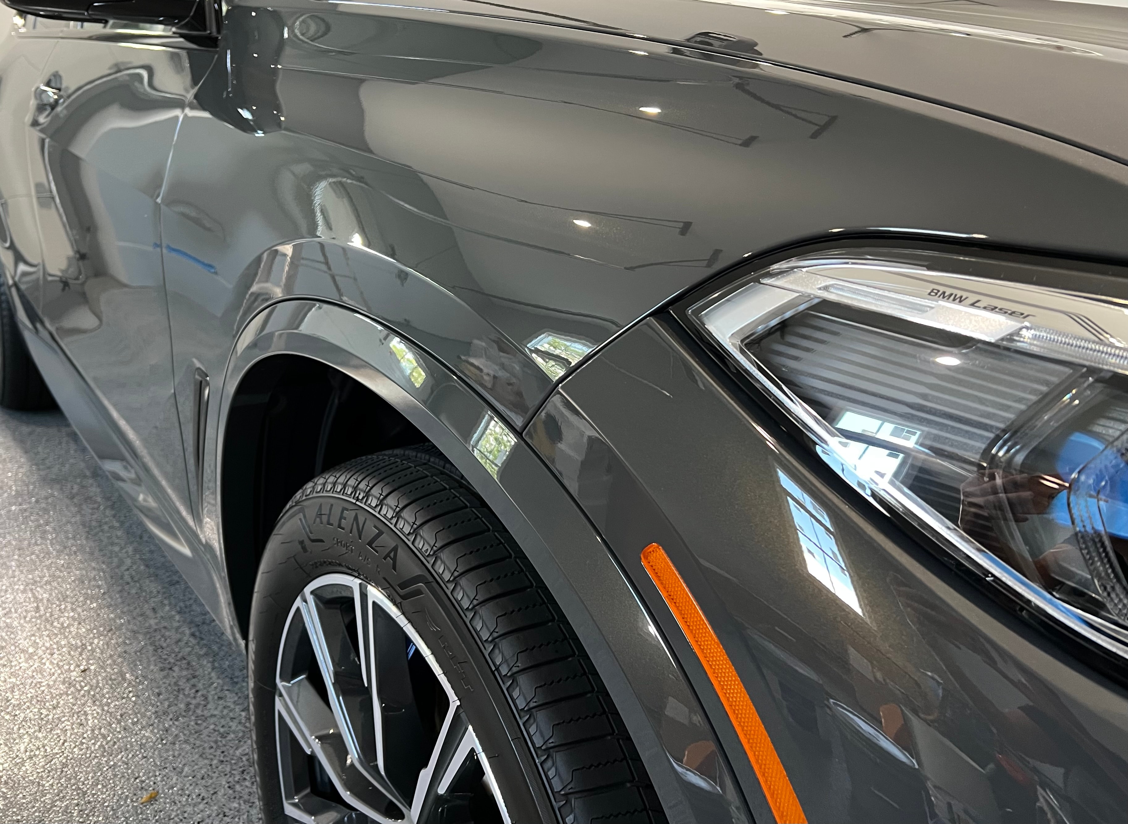 Mobile car detailing Mount Pleasant SC — gray sedan exterior detail showroom finish by Ocean Gloss Auto Detailing