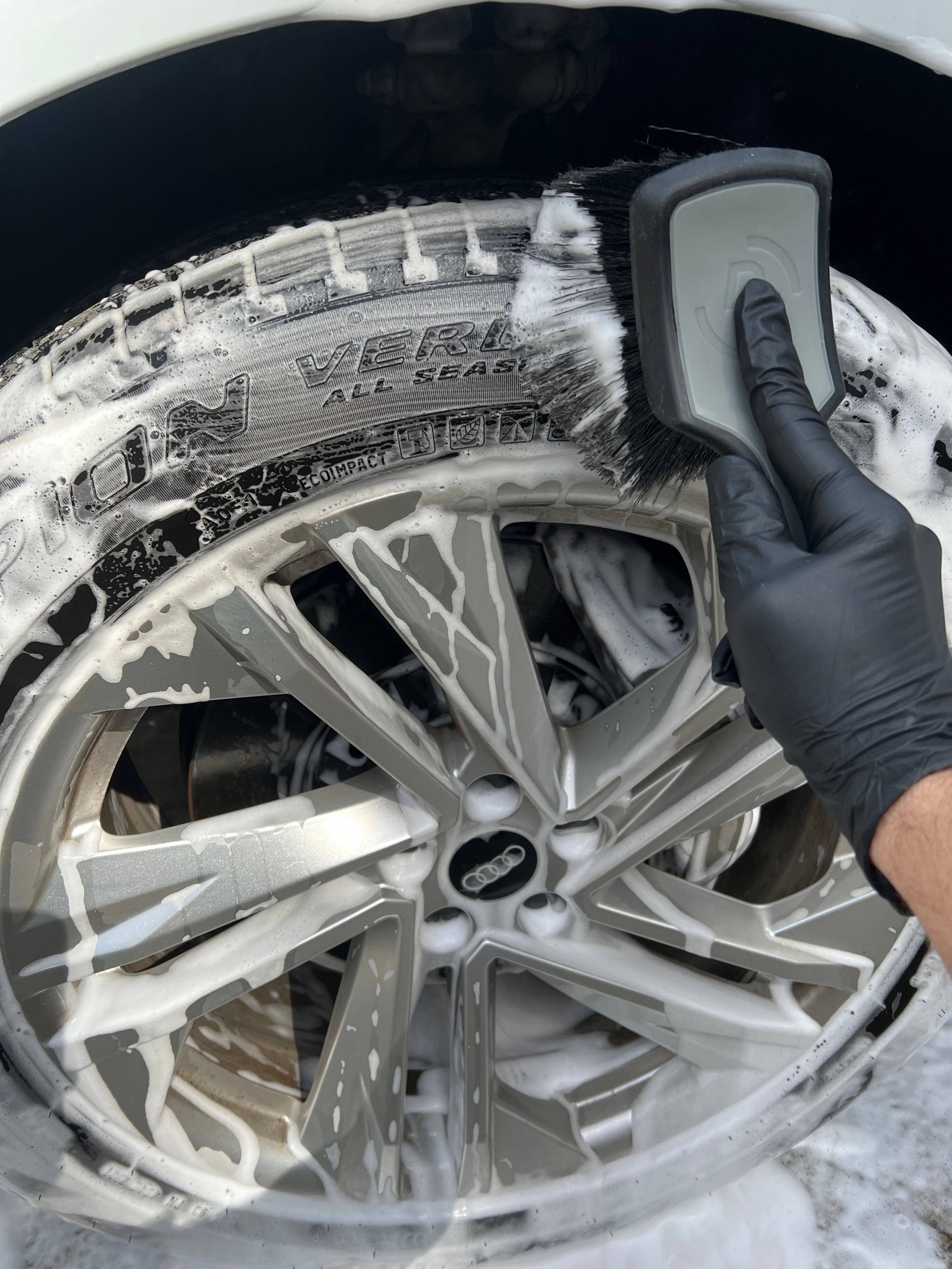Wheel and rim detail Mount Pleasant SC — polished and restored sports car wheels by Ocean Gloss Auto Detailing